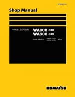 Komatsu WHEEL LOADER WA800-3E0/ WA900-3E0 Workshop Repair Service Manual PDF Download