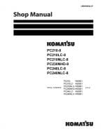 Komatsu PC210-8/ PC230-8/PC240-8 Hydraulic Excavator Workshop Repair Service Manual PDF Download