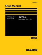 Komatsu PC70-8 Hydraulic Excavator Workshop Repair Service Manual PDF Download