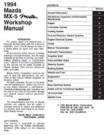 mazda workshop manuals free downloads