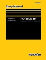 HYDRAULIC EXCAVATOR PC138US-10 SERIAL NUMBERS F40003 and up Workshop Repair Service Manual PDF Download