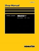 Komatsu WHEEL LOADER WA500-7 Workshop Repair Service Manual PDF Download