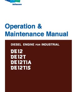 DOOSAN diesel engines DE12T, DE12TI, DE12TIA and DE12TIS Operation & Maintenance Manual PDF download