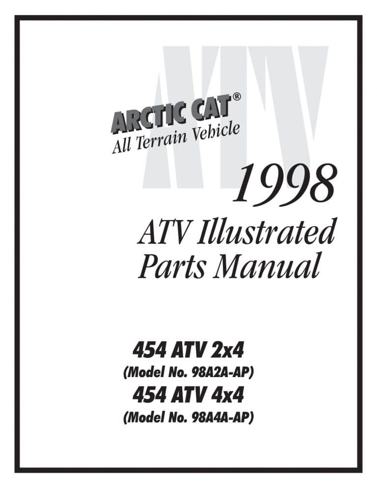 ARCTIC CAT 1998 454 part manual PDF Download