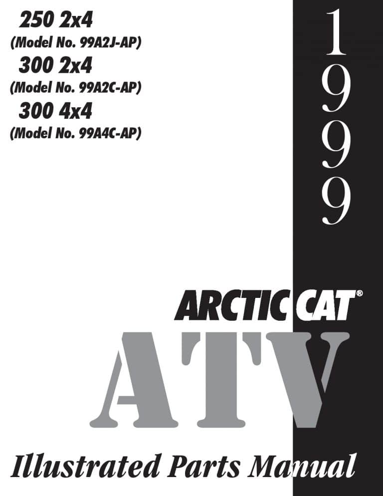 ARCTIC CAT 1999 250 300 Manual part manual PDF Download