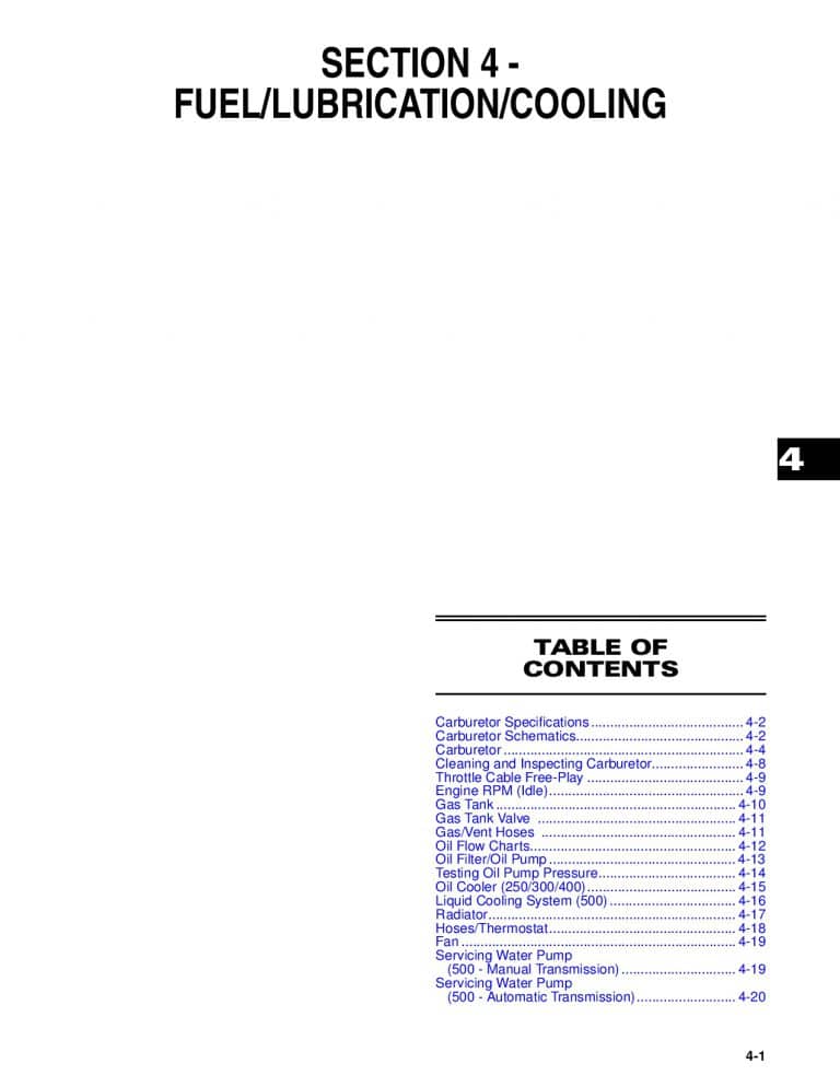 ARCTIC CAT 2003 ATV Service Manual Part 2 Service manual PDF Download Download