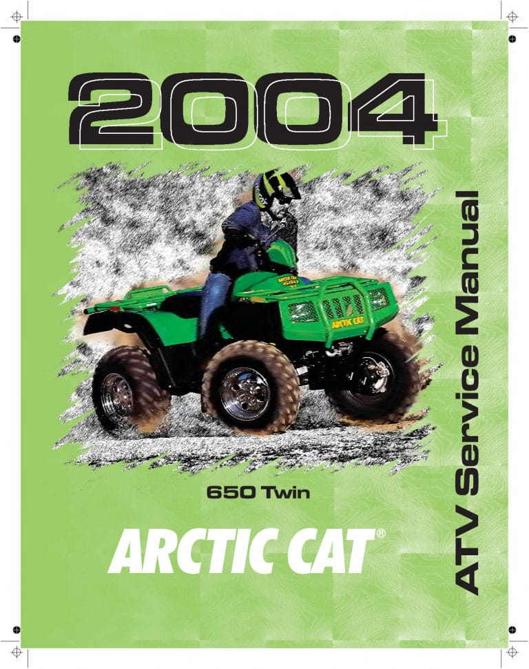 ARCTIC CAT 2004 650 Twin Service manual PDF Download Download