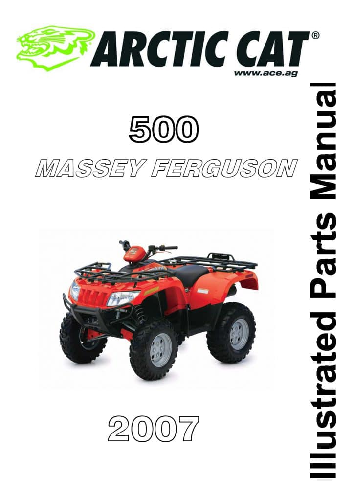 ARCTIC CAT 2007 500 Massey Ferguson part manual PDF Download
