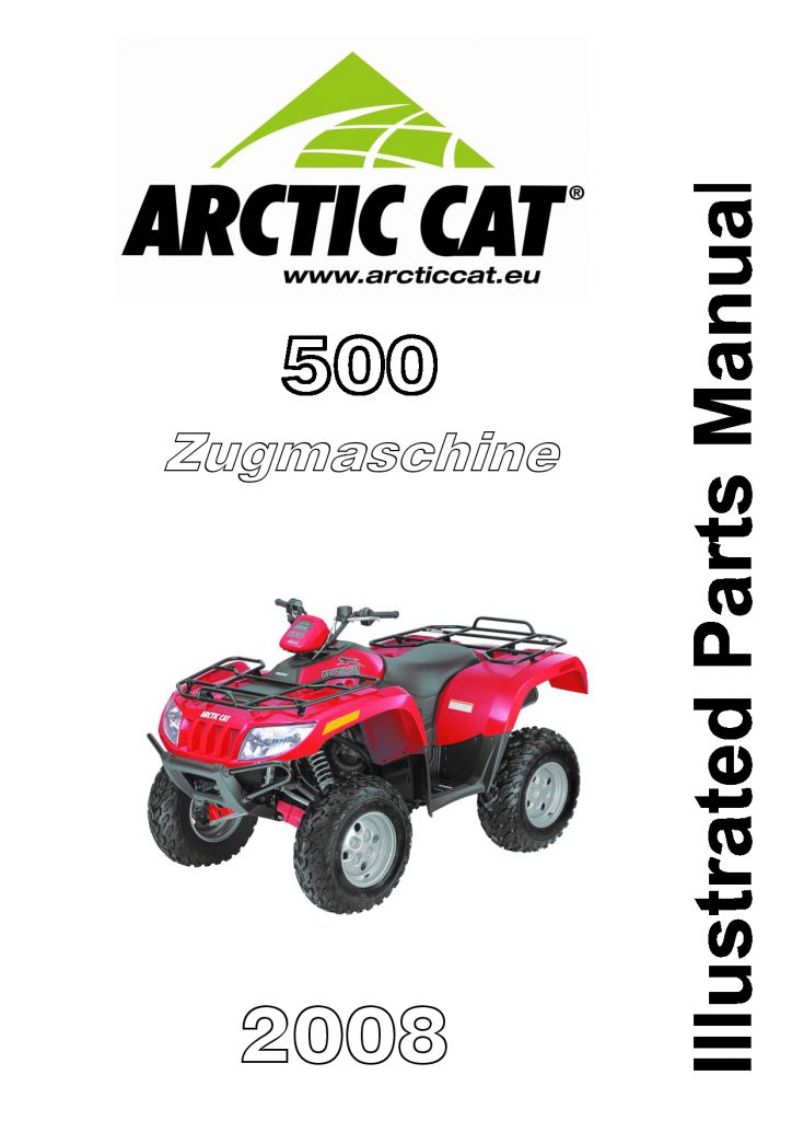ARCTIC CAT 2008 500 LOF part manual PDF Download