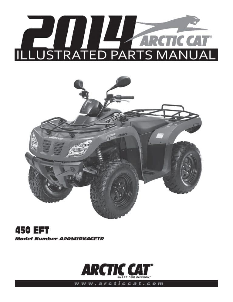 ARCTIC CAT 2014 450 EFT part manual PDF Download