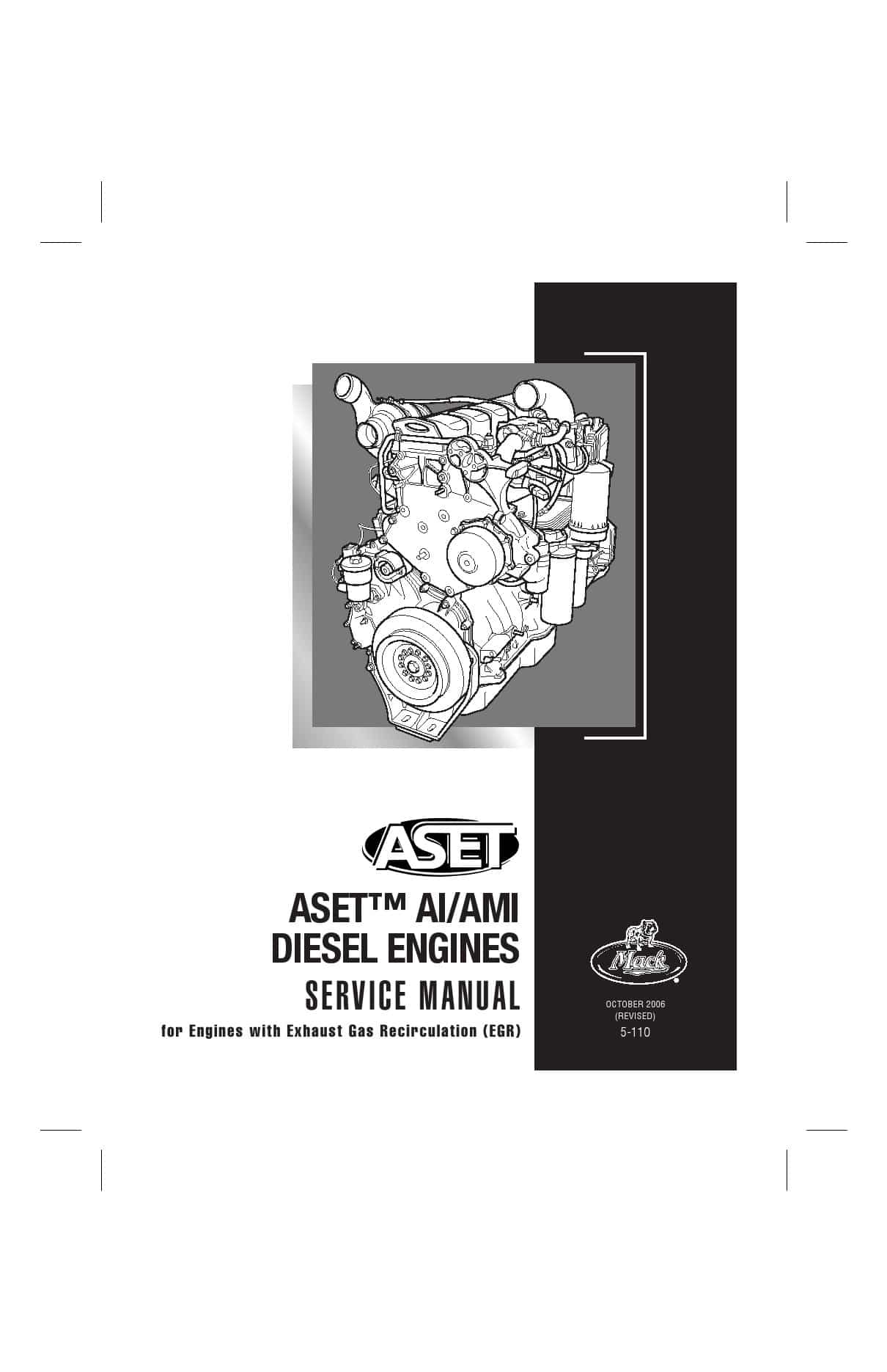 Mack ASET-AI AMI (IEGR) Engine 5-110 Manual PDF Download