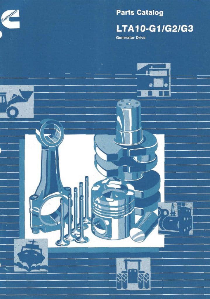 Cummins LTA10-G Parts Manual PDF Download
