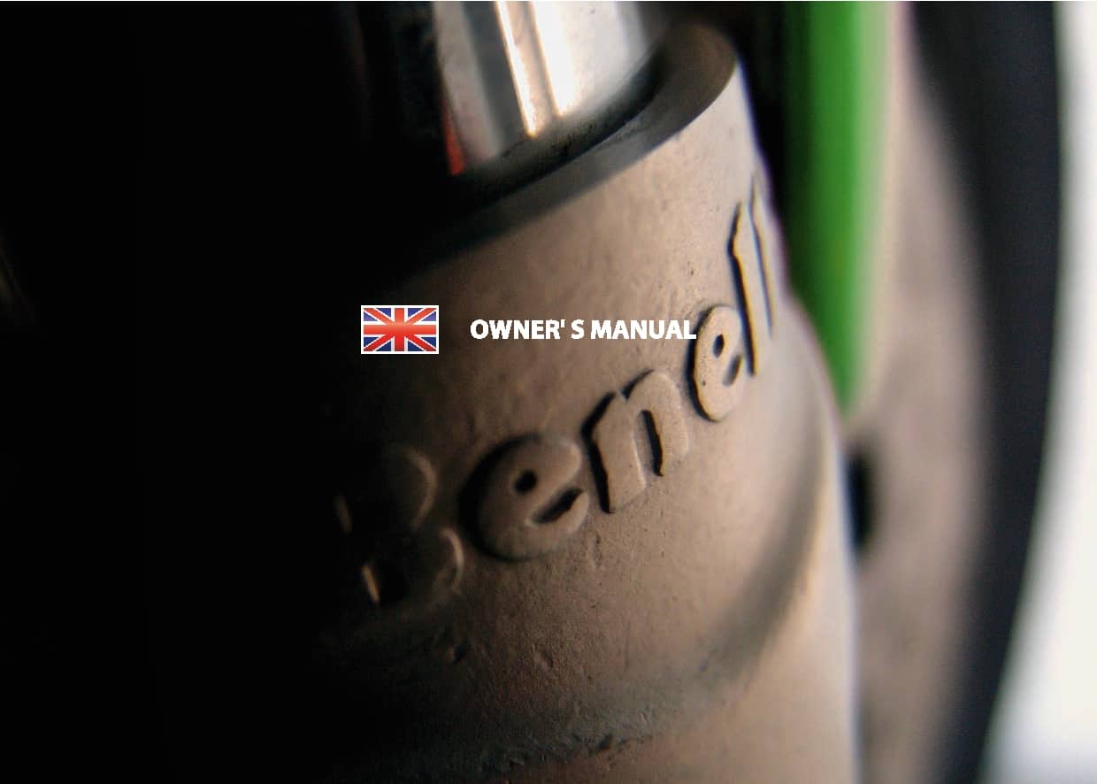 Benelli TRE 1130 K Manuale de utilizare PDF Download