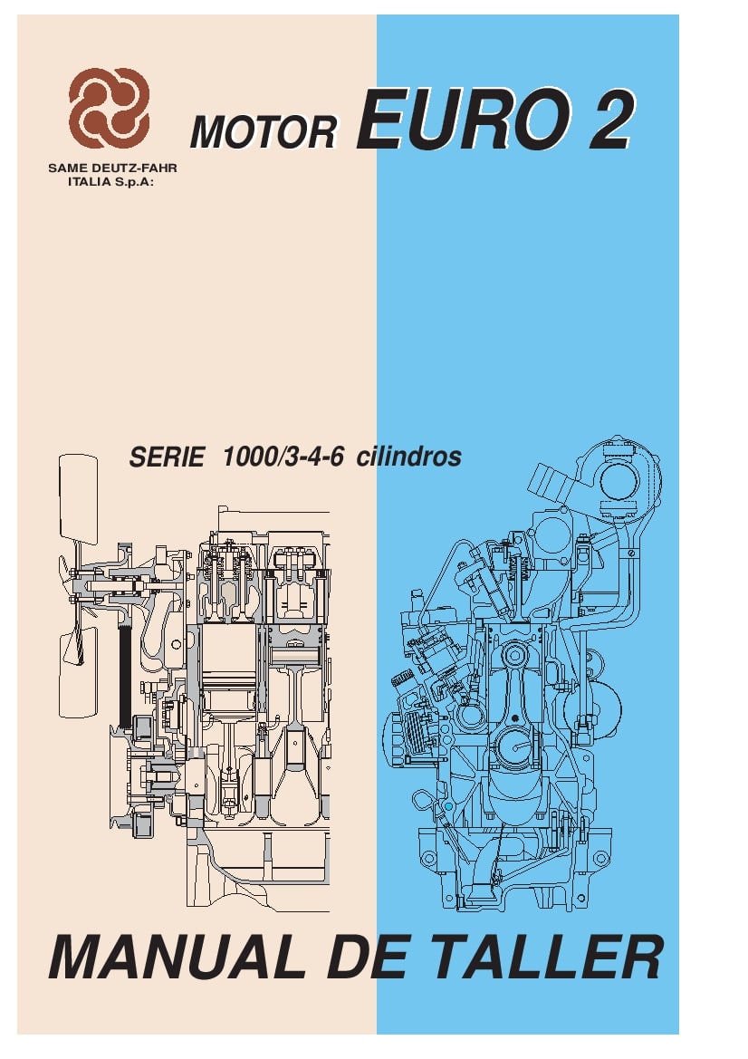 DEUTZ-FAHR ENGINES 1000.3.4.6 W EUROII Espanol Service Workshop Manual PDF Download