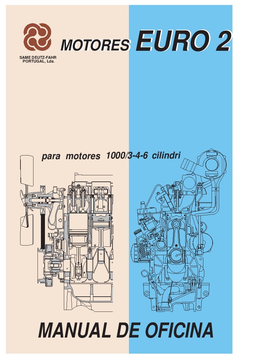 DEUTZ-FAHR ENGINES 1000.3.4.6 W EUROII Portogues Service Workshop Manual PDF Download