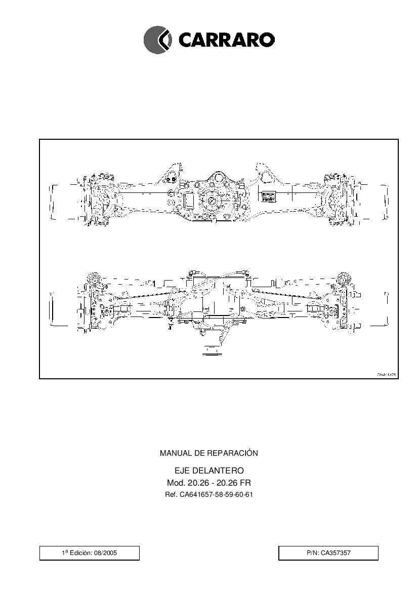 DEUTZ-FAHR FRONT AXLE FOR AGROTRON 150-150.7-165.7 Espanol Service Workshop Manual PDF Download