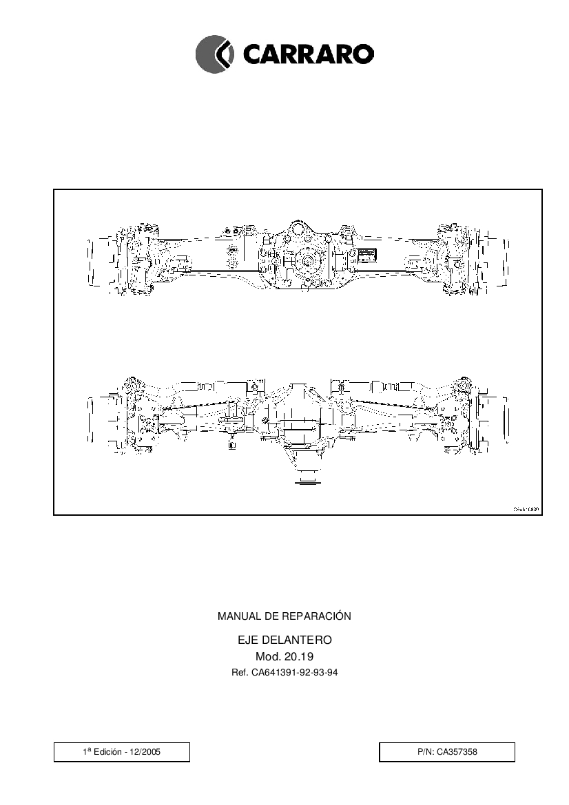 DEUTZ-FAHR FRONT AXLE FOR AGROTRON K 90-100-110-120 Espanol Service Workshop Manual PDF Download