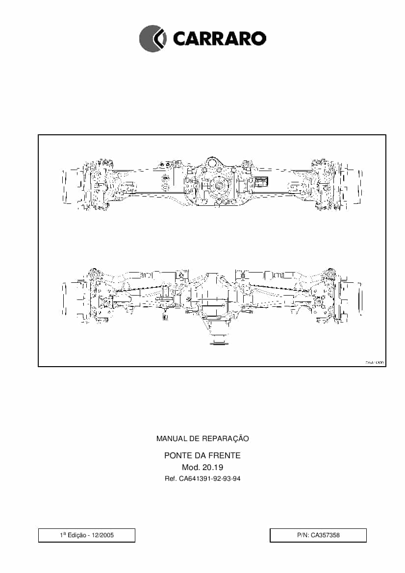 DEUTZ-FAHR FRONT AXLE FOR AGROTRON K 90-100-110-120 Portogues Service Workshop Manual PDF Download