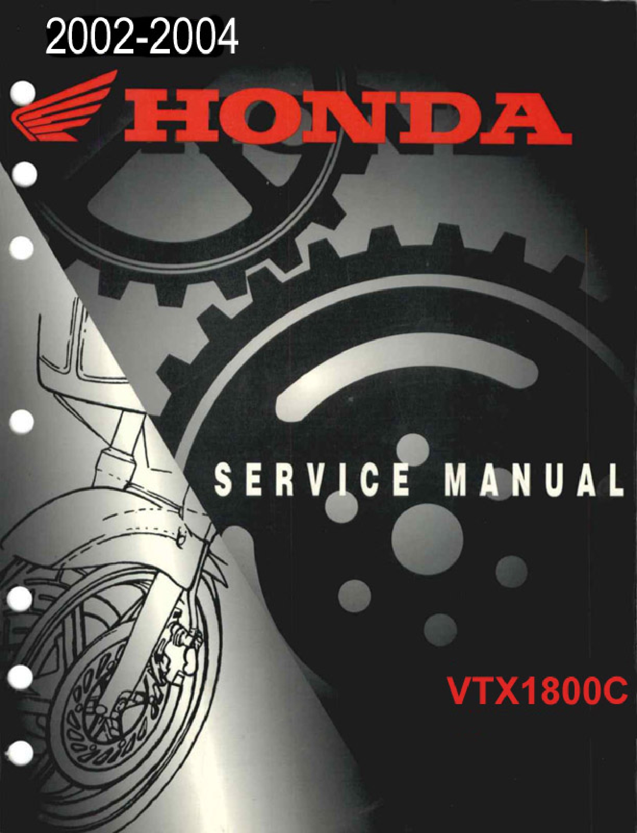 Honda VTX 1800 C 2002 2004 Repair Manual PDF Download