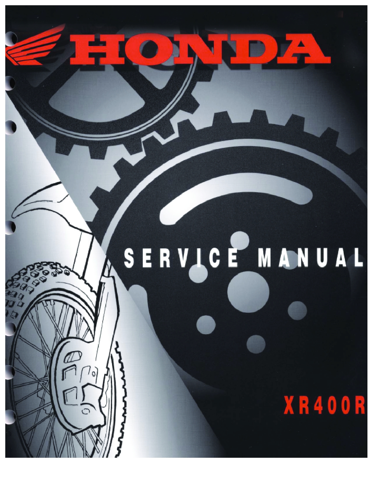 Honda XR 400 R Repair Manual PDF Download Service manual Repair manual PDF Download