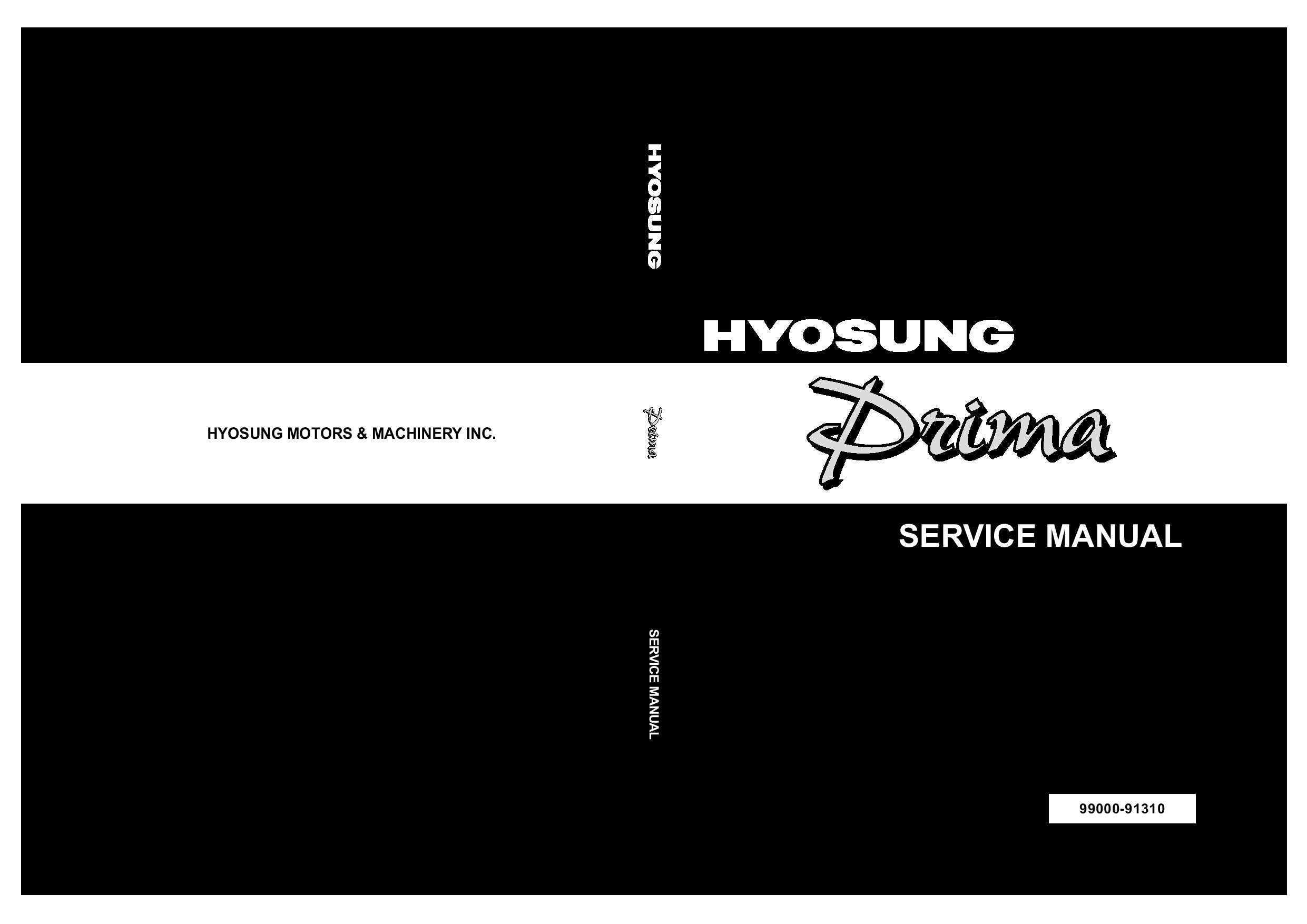 Hyosung Prima 50 Repair Manual PDF Download