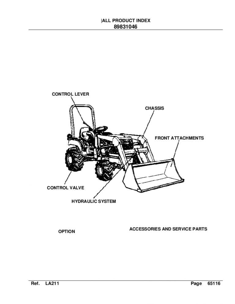 Kubota LA211 Part Manual PDF Download