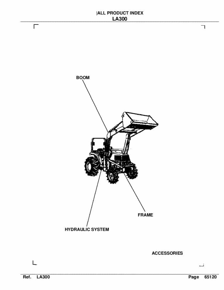 Kubota LA300 Part Manual PDF Download