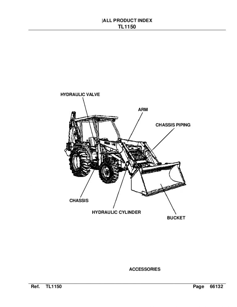 Kubota TL1150 Part Manual PDF Download