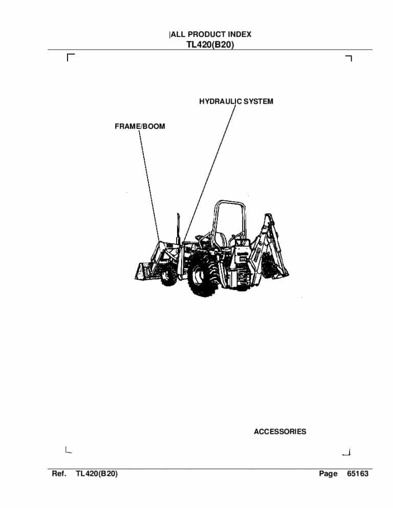 Kubota TL420 Part Manual PDF Download
