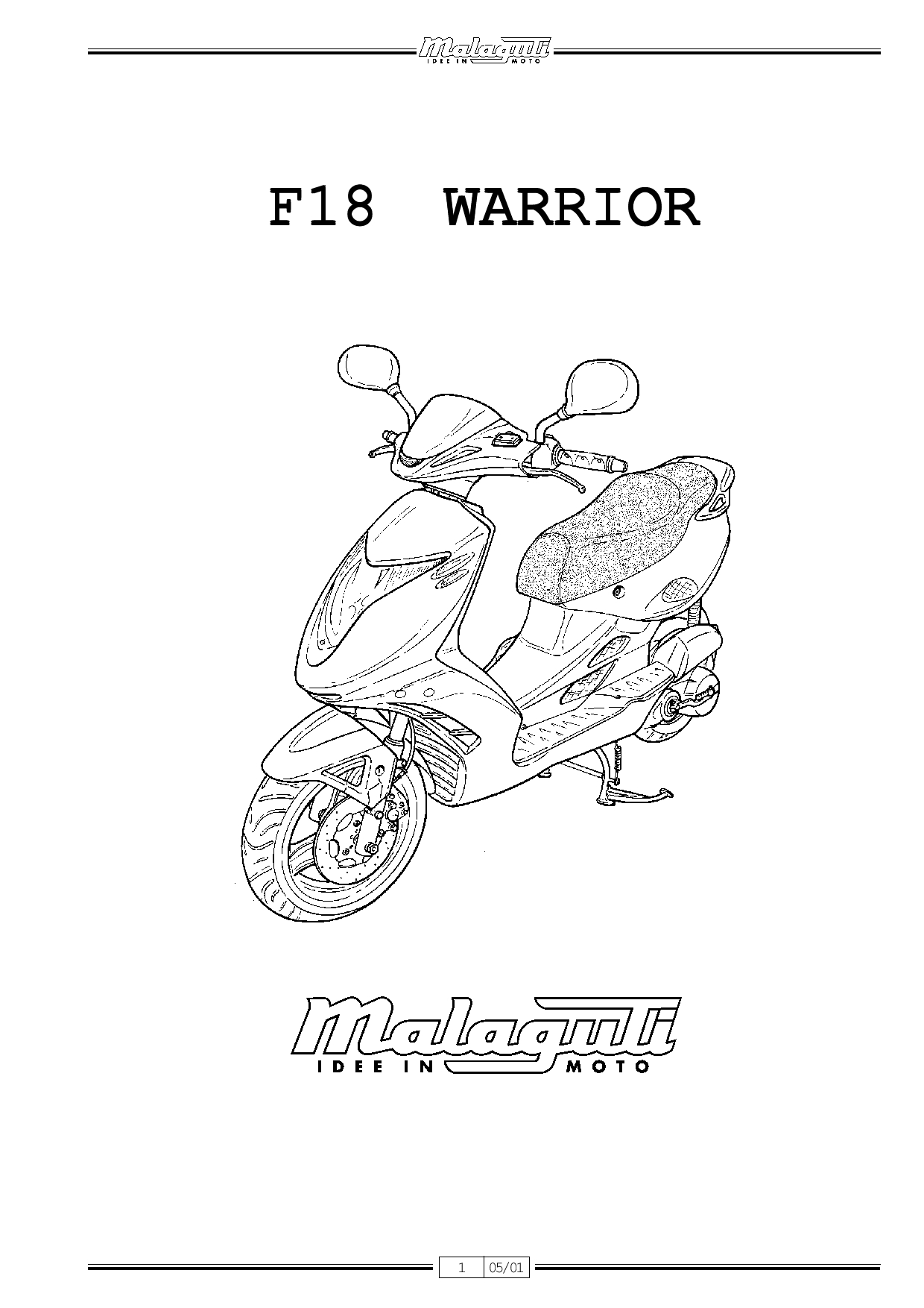 Malaguti F 18 Warrior Repair Manual PDF Download