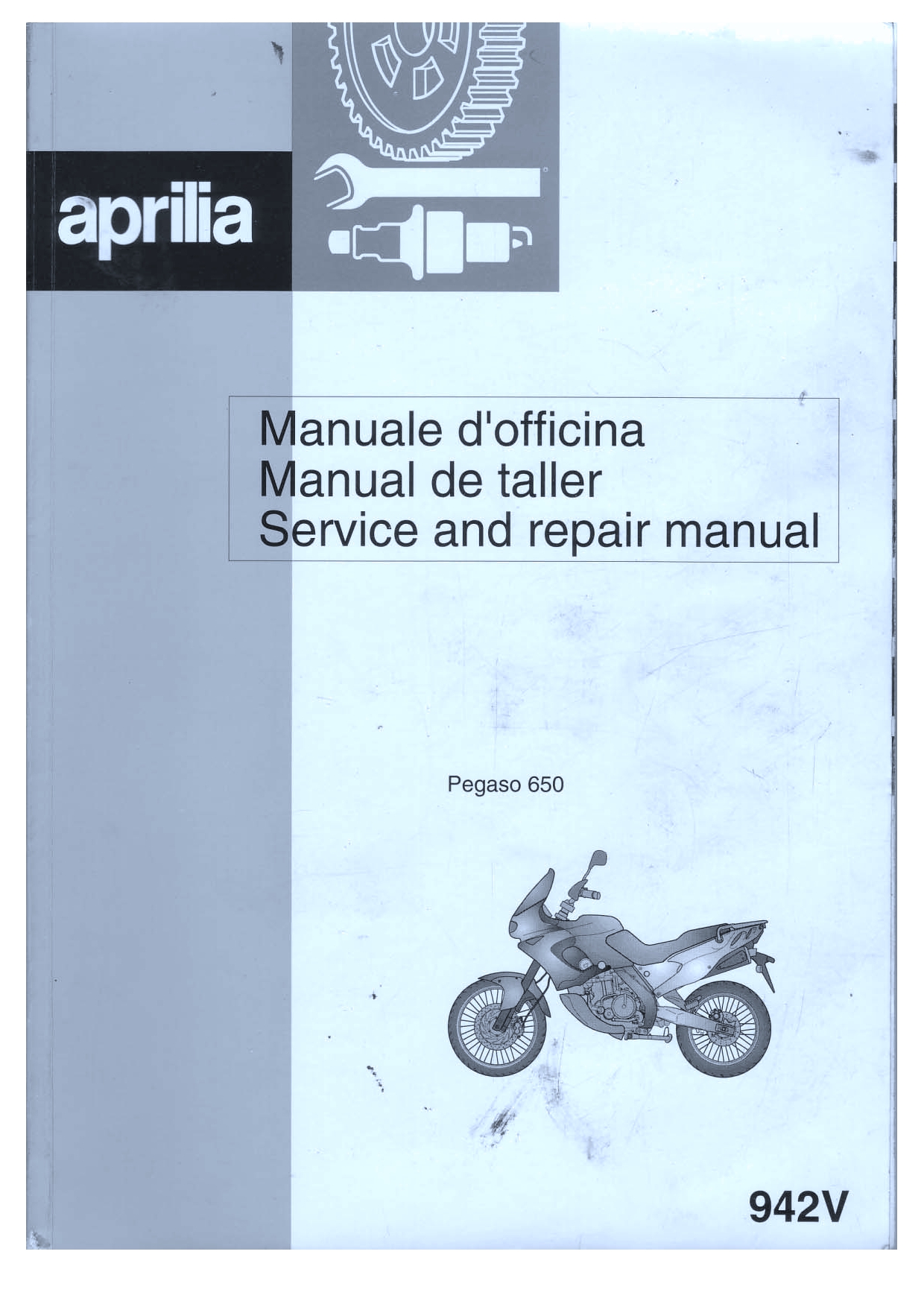 Service Manual Aprilia Pegaso 650 642V PDF Download - Service manual