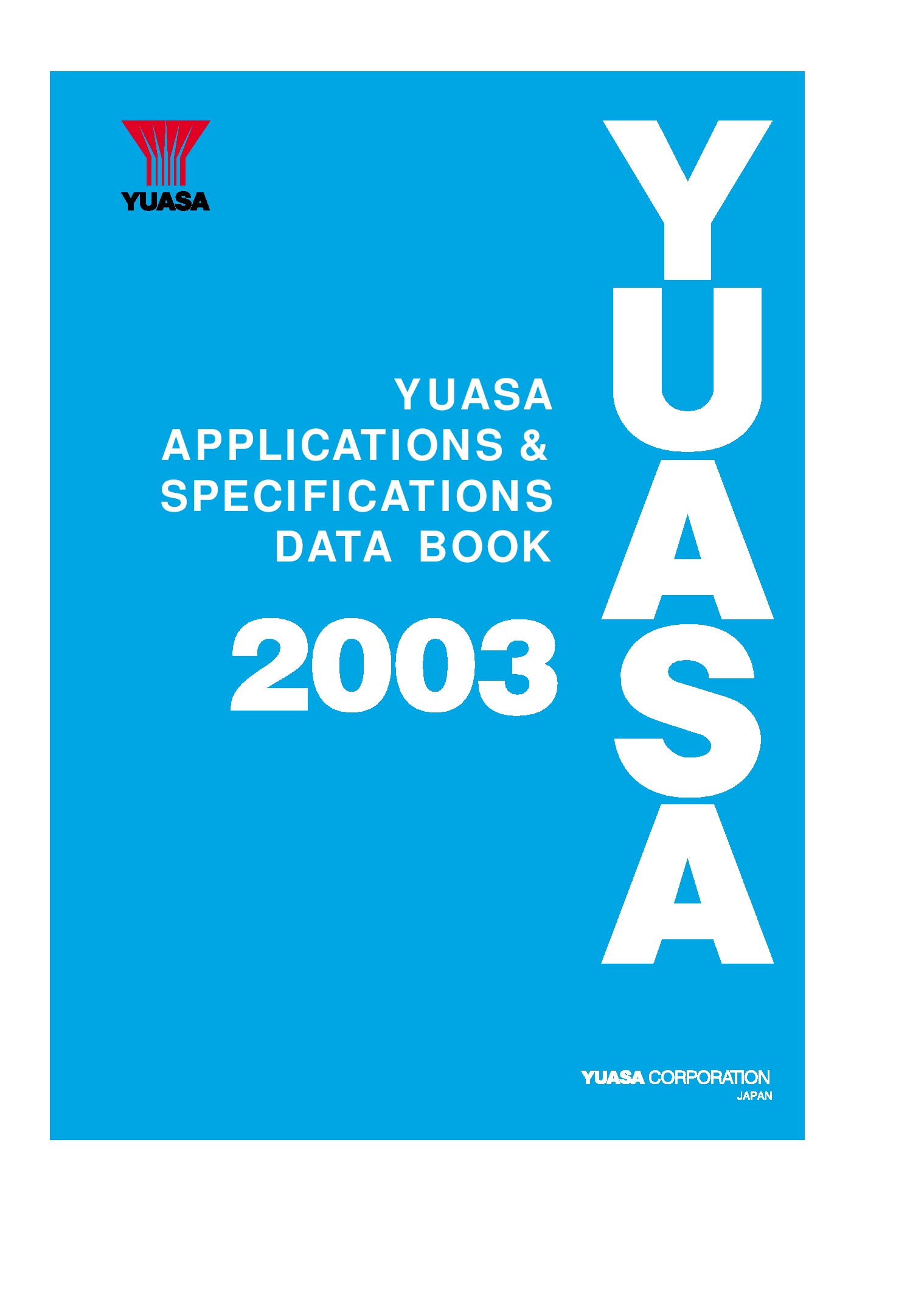 Yuasa Application Data Book PDF Download