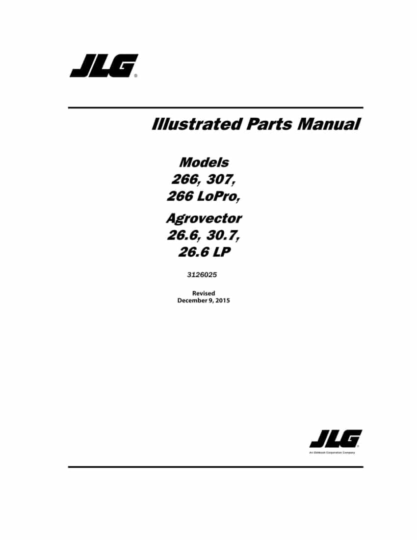Deutz-Fahr Agrovector 26.6 30.7 26.6LP 266 307 266 LoPro Parts manual PDF Download