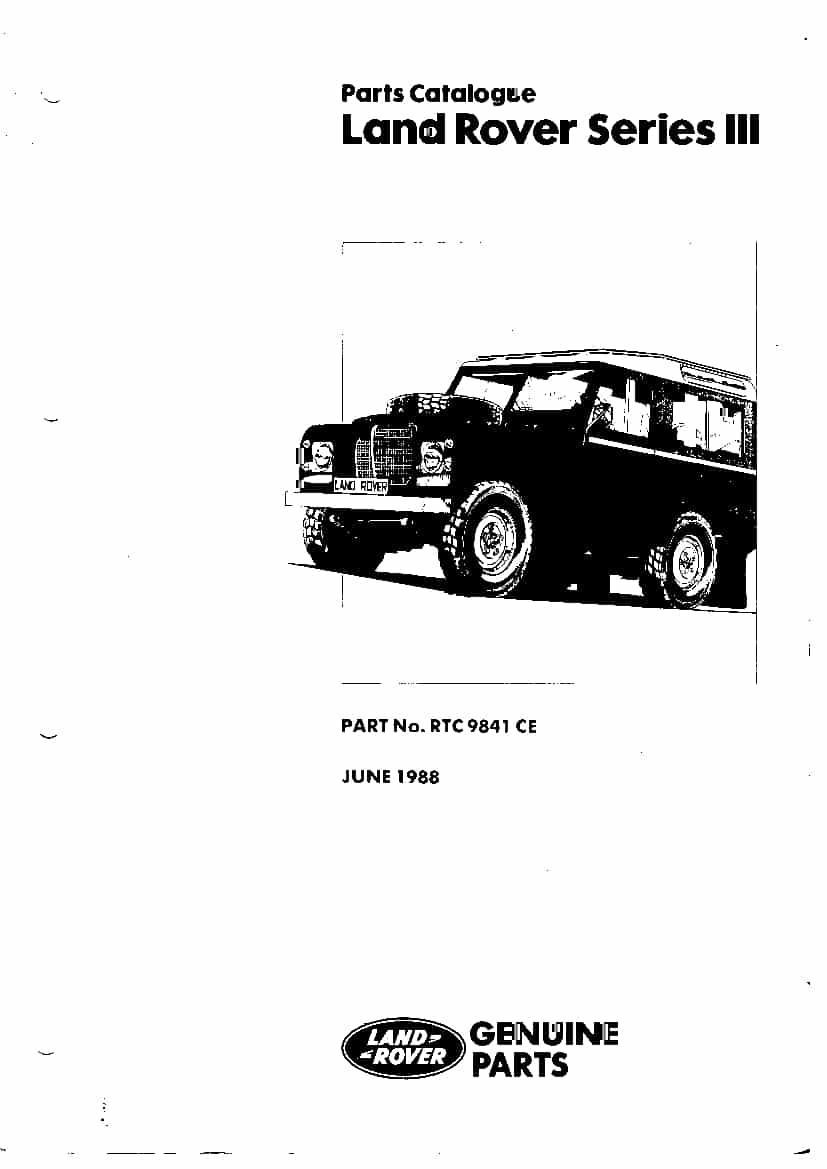Land Rover Series II Instruction Manual - Rover PDF Download - Service
