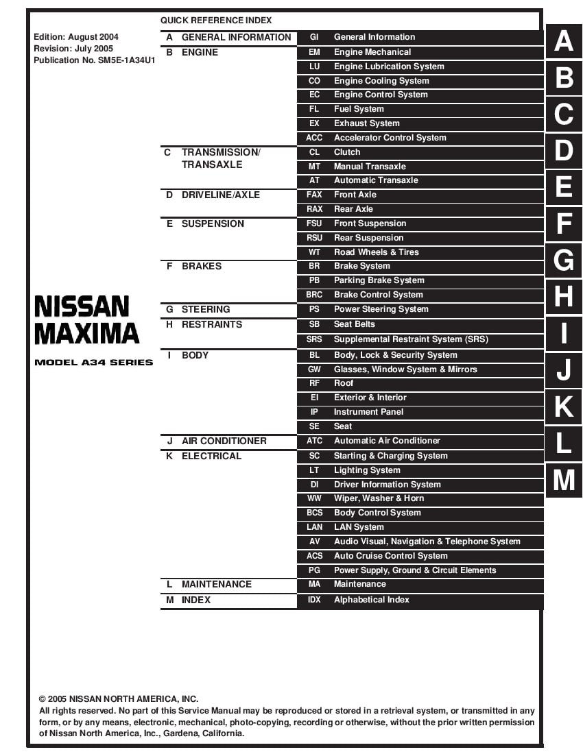 2005 nissan titan repair manual pdf