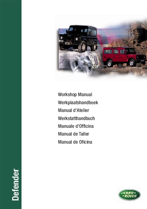 Range Rover Defender 90 110 Workshop Manual - Book 8 Bulletins - Rover PDF Download - Service