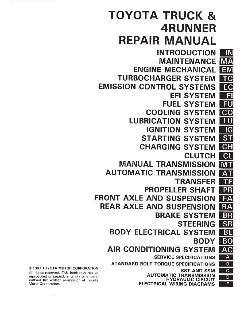 2003 toyota 4runner repair manual pdf free