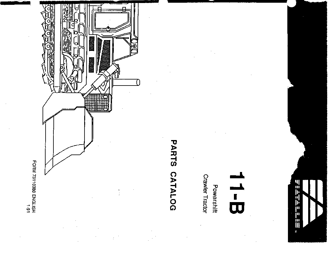 ALLIS CHALMERS FIATALLIS 11B PM Powershift CRAWLER DOZER Parts Manual PDF Download