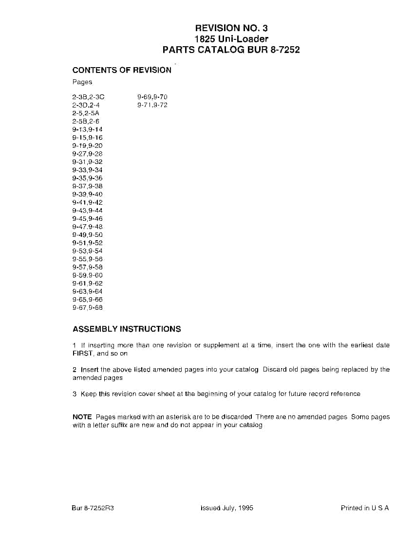 Case 1835C Skid Steer Uni-Loader – Service Manual, Parts Catalog, Operators Set – 1,416 Pages