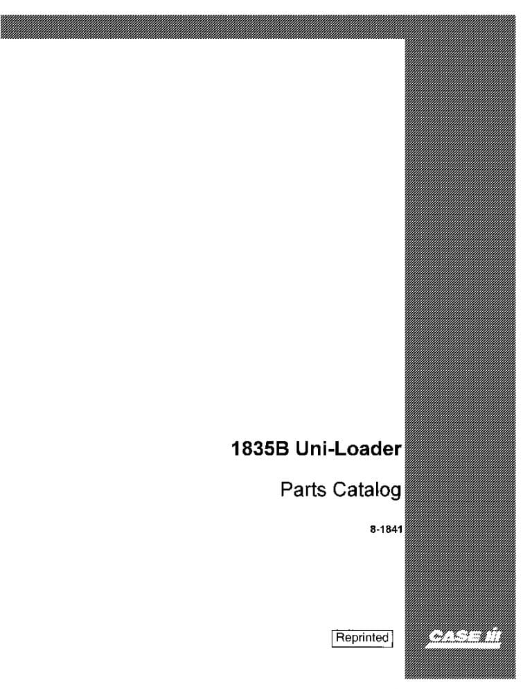 CASE 1835B UNI LOADER SKID STEER PARTS MANUAL PDF Download
