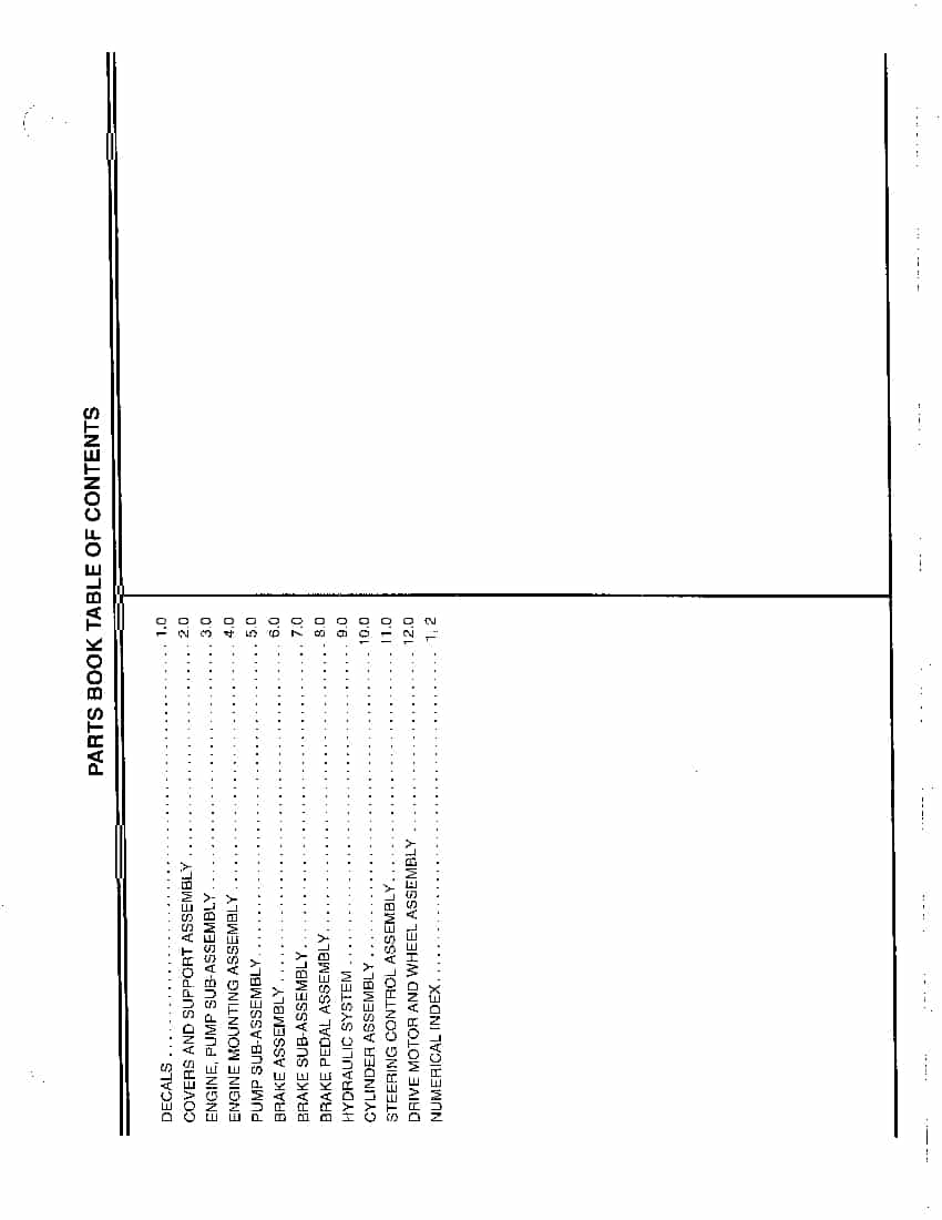 CONCRETE BUGGIES PRIME MOVER LULL Workpro 250 Parts Manual PDF Download