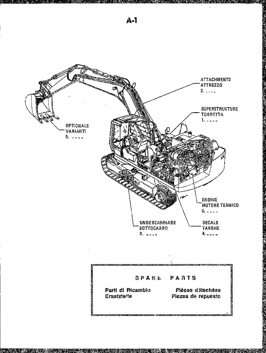 FIAT ALLIS FH220 73158103 PCA-6.120 EXCAVATOR Parts Manual PDF Download