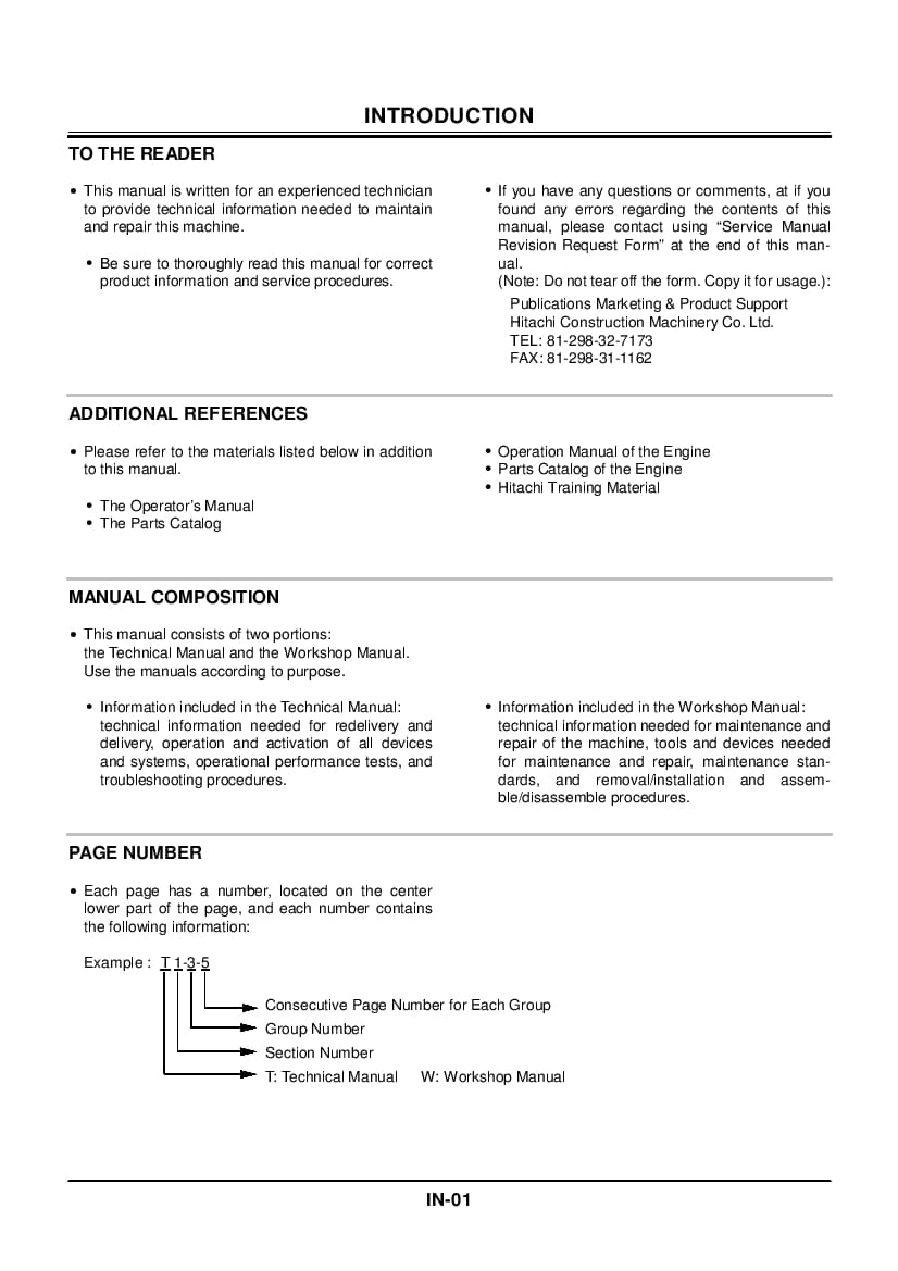 Hitachi ZX27U 30U 35U Excavator Workshop Repair Service Manual PDF Download