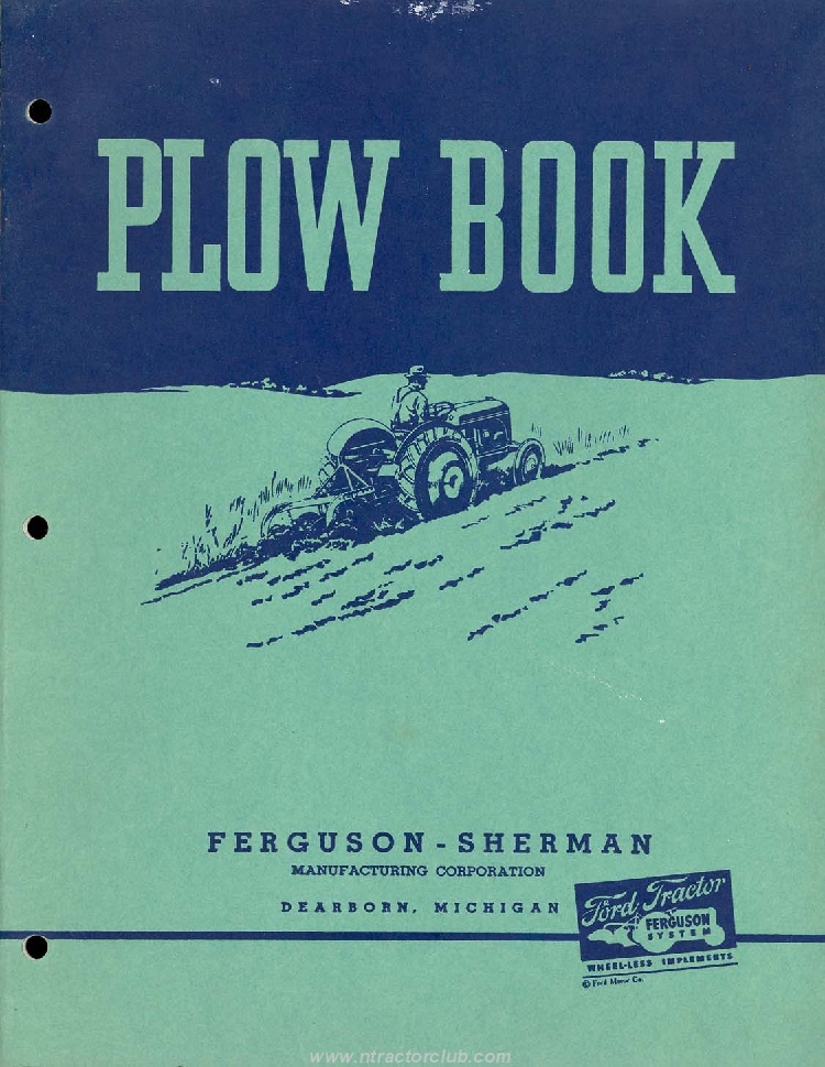 Knjiga O Plugovima - Plow Book - Ferguson - Sherman Manual PDF Download