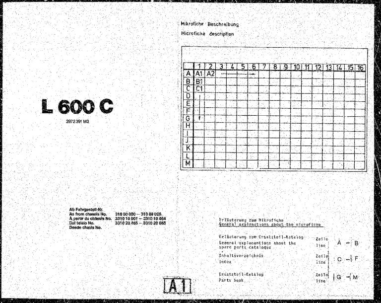 MASSEY FERGUSON L600C 2972391m2 CRAWLER LOADERS Parts Manual PDF Download