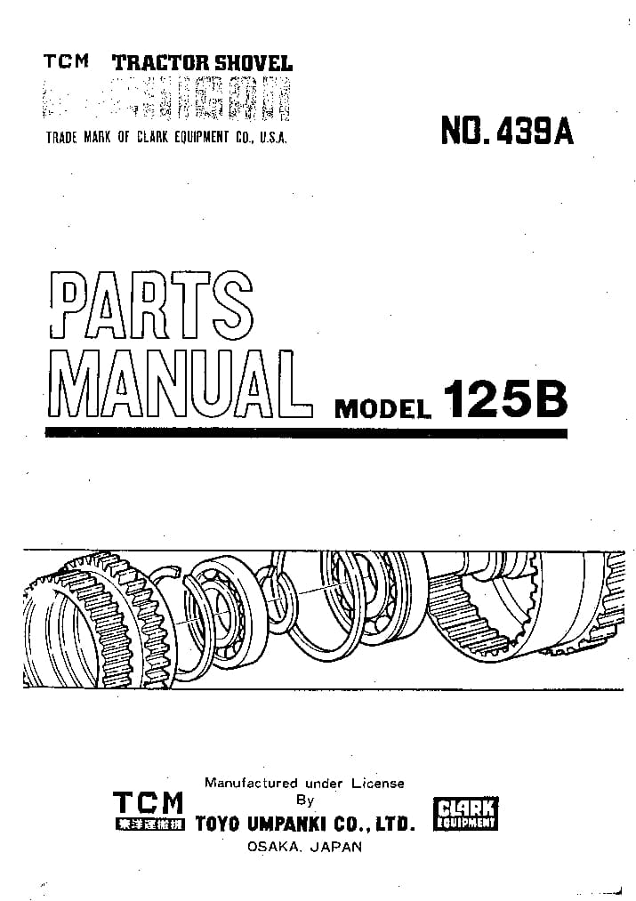 MICHIGAN 125B 439A WHEEL LOADER Parts Manual PDF Download