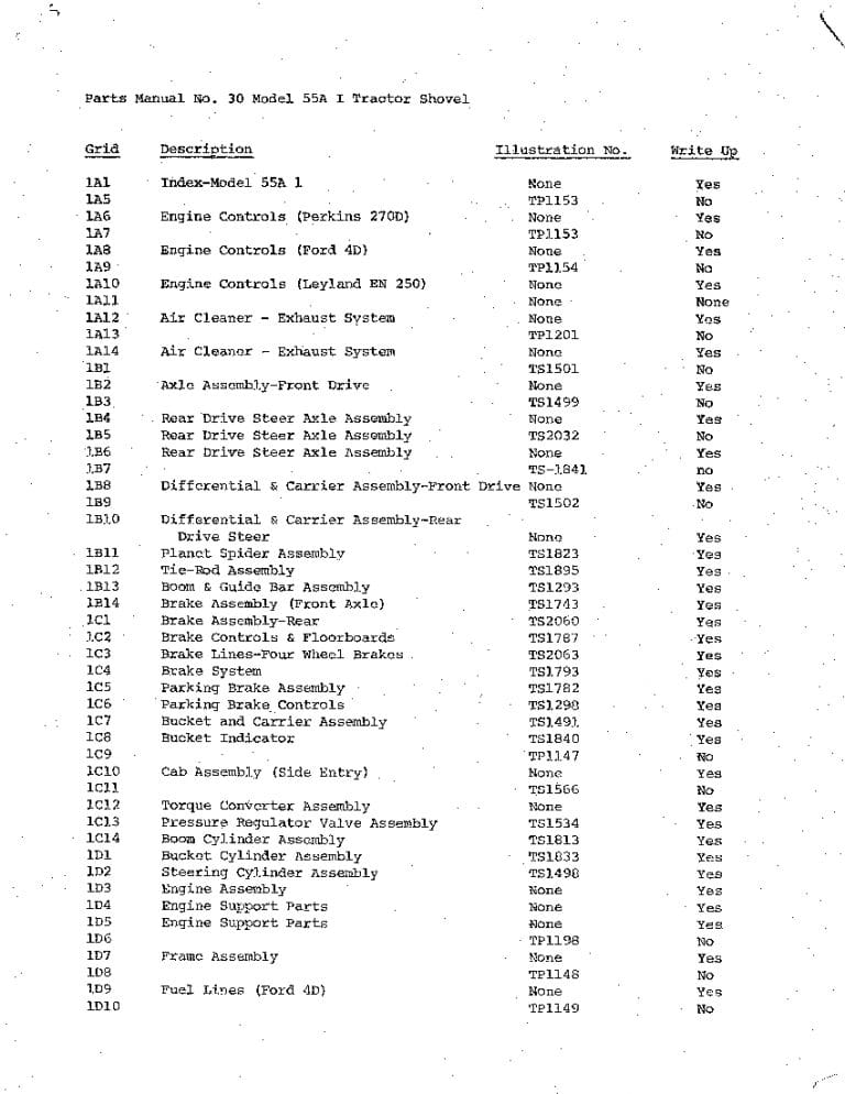 MICHIGAN 55A I 30 WHEEL LOADER Parts Manual PDF Download