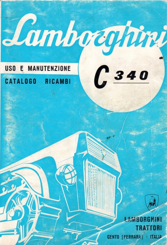 Tractors Excavator Lamborghini C340 Workshop Repair Service Manual PDF Download