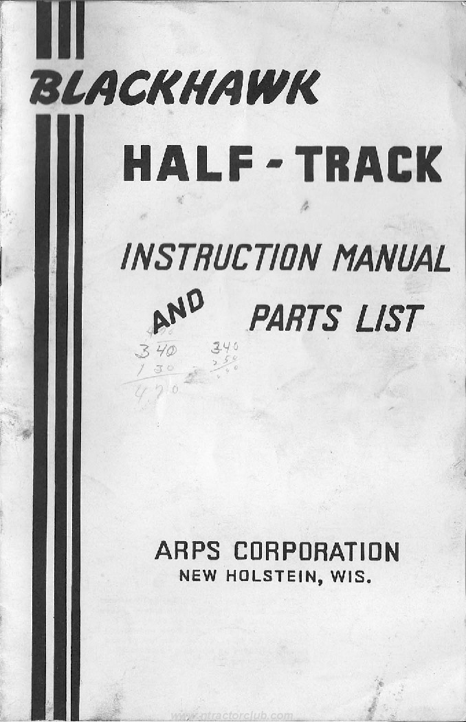 Uputstvo Za Montazu Gusjenica Na Ford Traktore - Blackhawk Half-Track Manual PDF Download