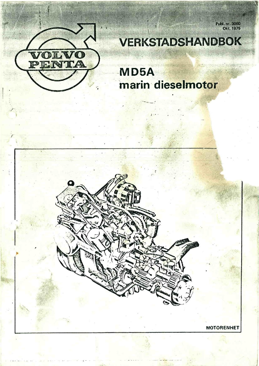 Volvo Penta Diesel Verkstadshandbok MD5A PDF Download